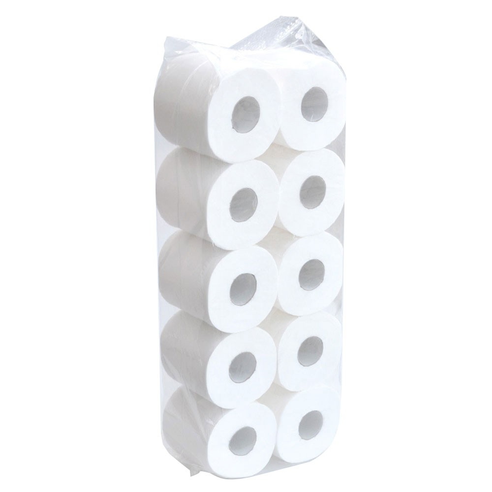 Large Capacity 10 Rolls Domestic Use 4-Layer The Original Wood Pulp Paper Towel