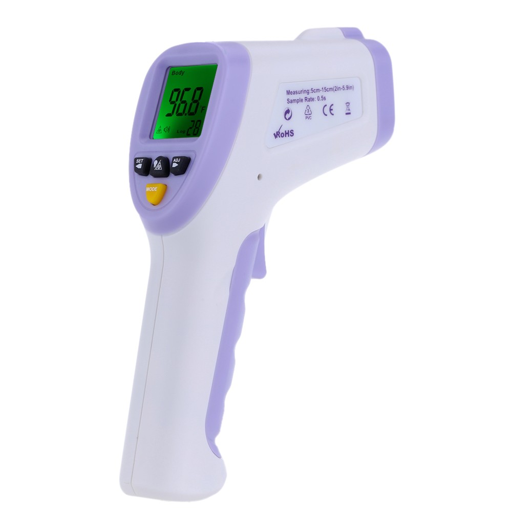 Non-contact Skin Body Infrared Thermometer Digital Smart LCD Thermodetector for Baby Kids Adult