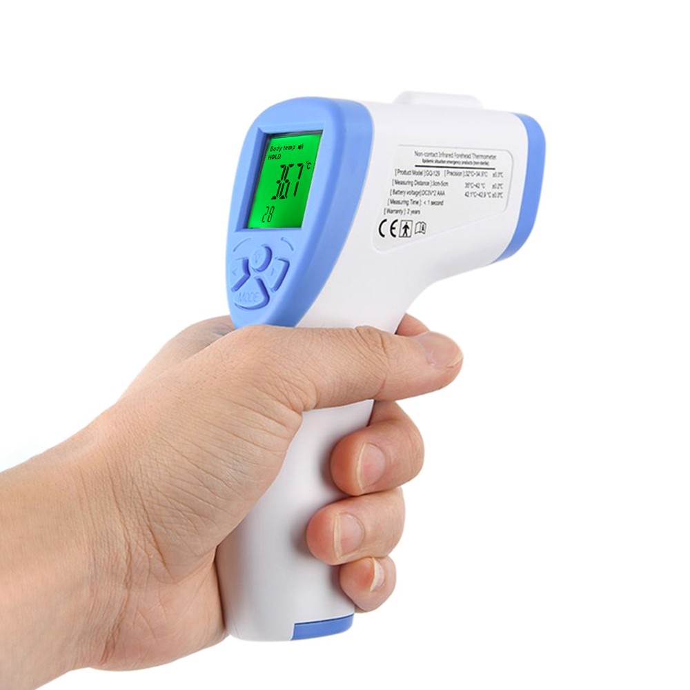 Non-contact IR Infrared Sensor Forehead Body/ Object Thermometer Temperature Measurement LCD Digital Display