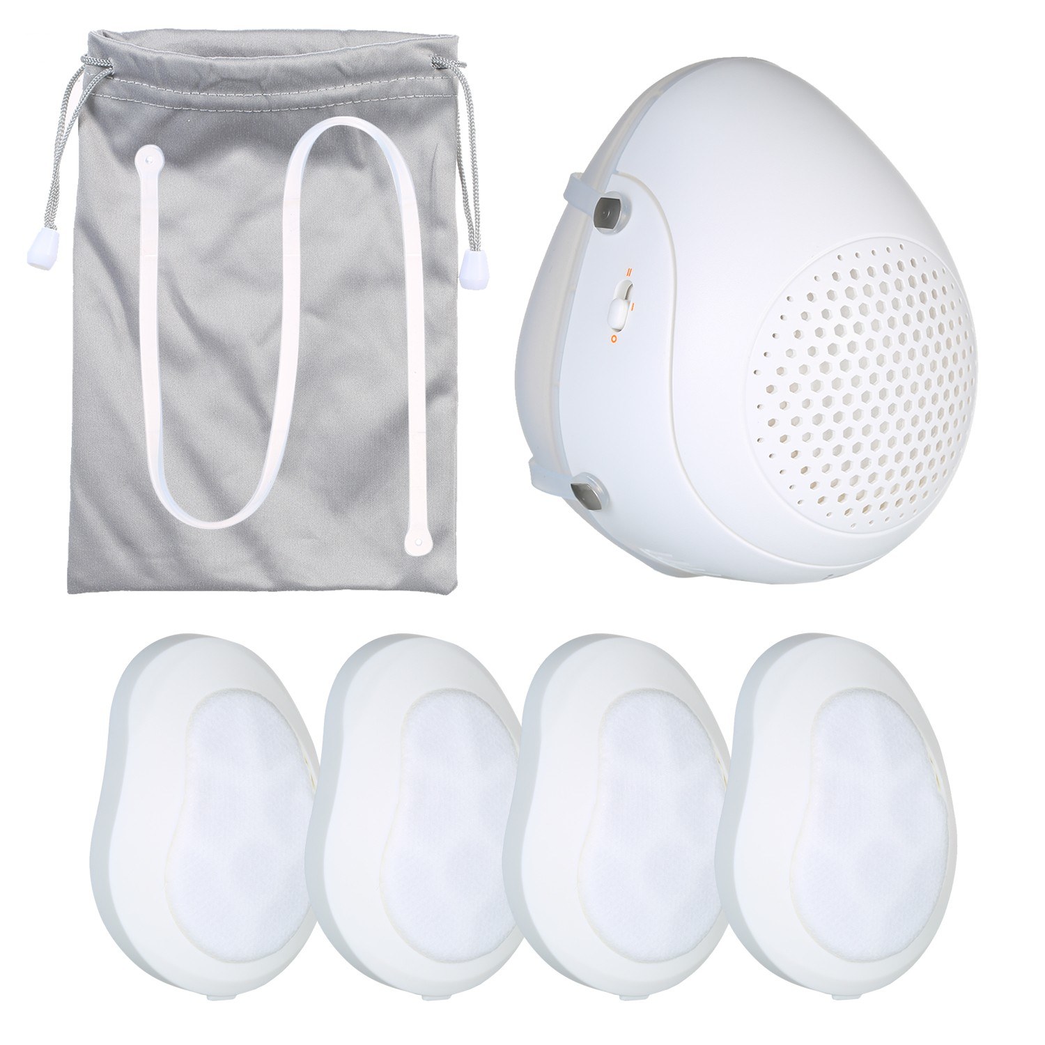 i-mu HD-L01 Half Face Smart Electric Masks with 4PCS Replacement Filters