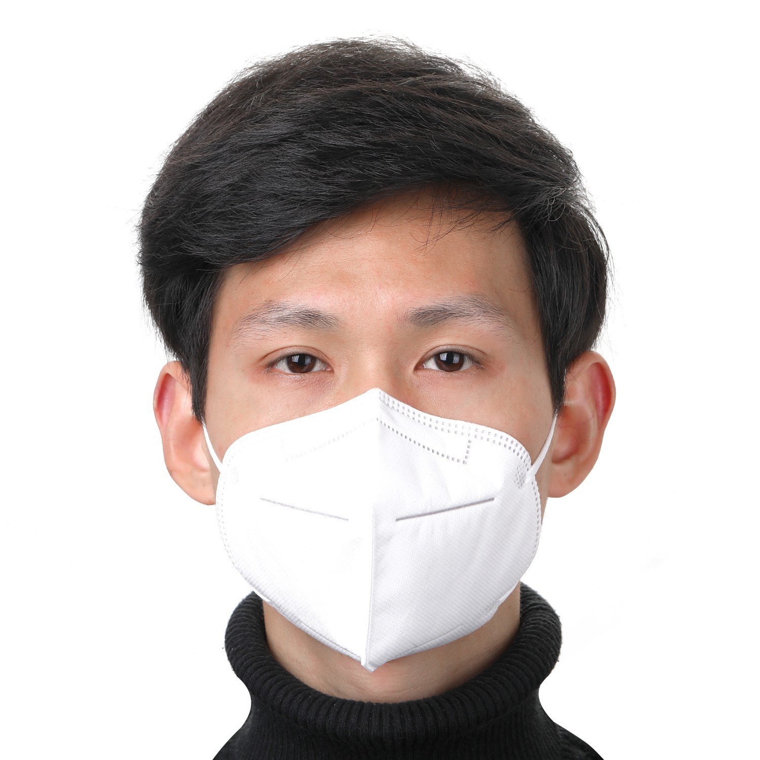 10Pcs/Set Disposable Face Mask KN95 Anti PM2.5 95% Filtration Non-woven Fabric Protective Masks for Dust Particles Pollution Gift