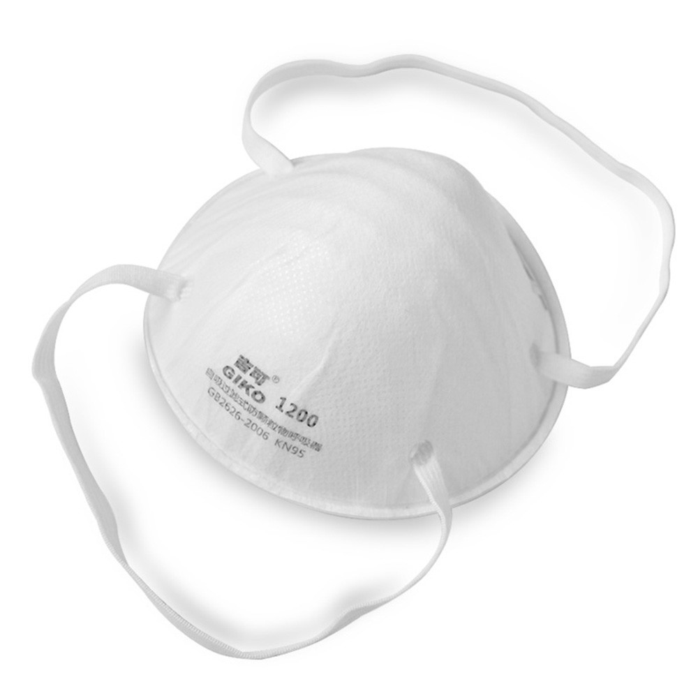 GIKO 1200 Disposable KN95 Mask Protective Mask Safety Masks 95% Filtration Soft Breathable for Dust Particulate Pollution