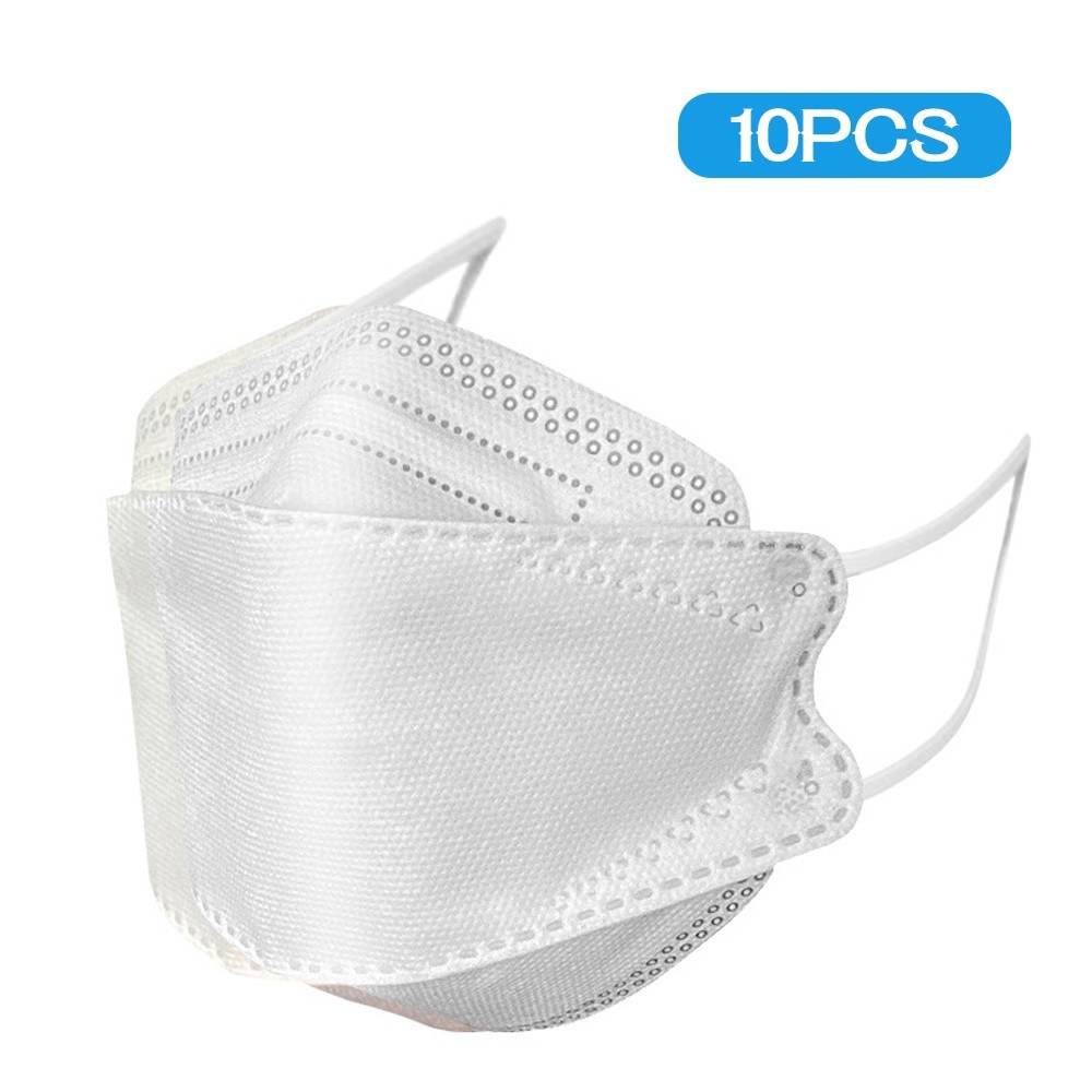 10PCS Disposable KN95 Mask Mouth Face Filtration Cotton Mouth Masks Anti-Dus Filter Against Droplet