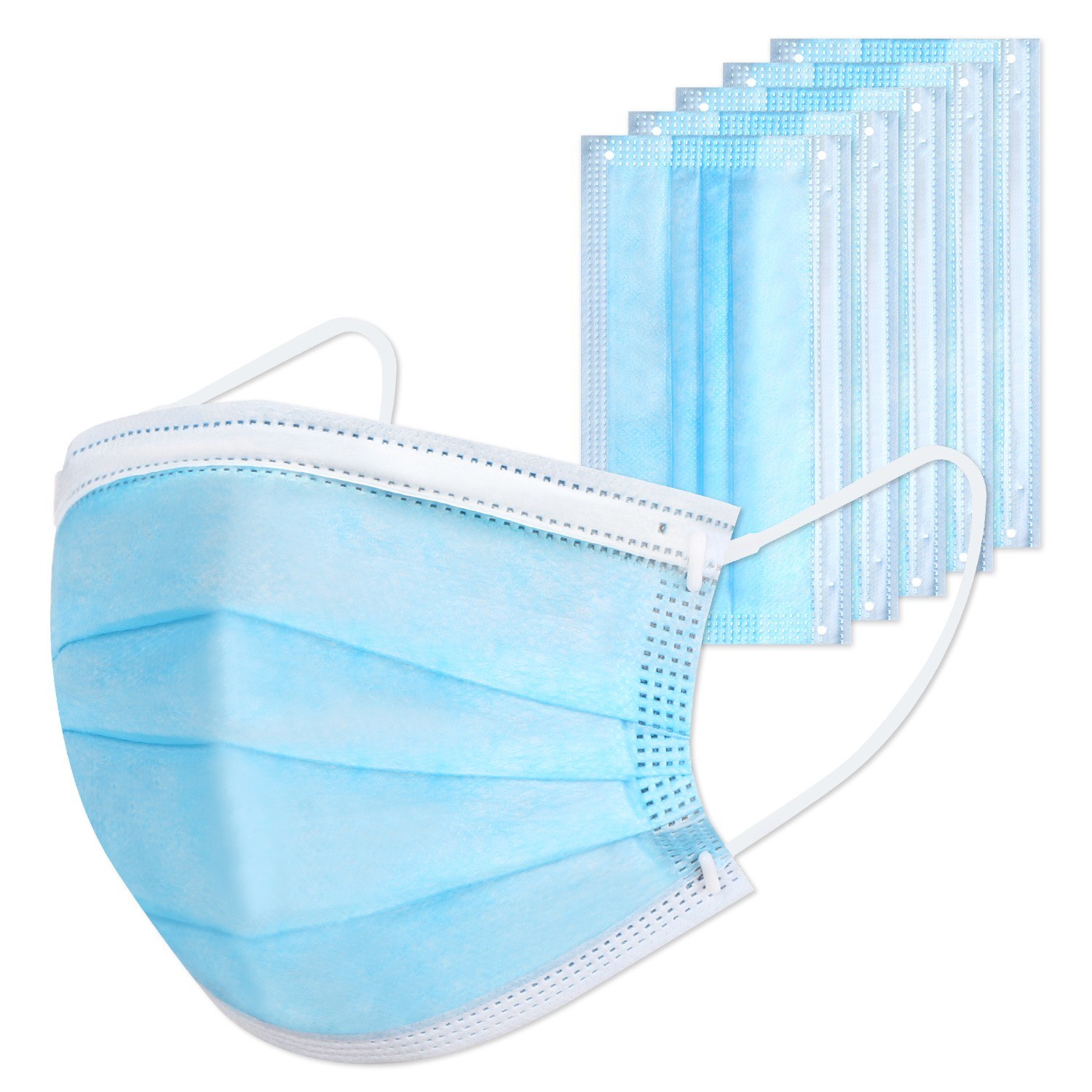 20pcs 3-Ply Disposable Protective Face Masks