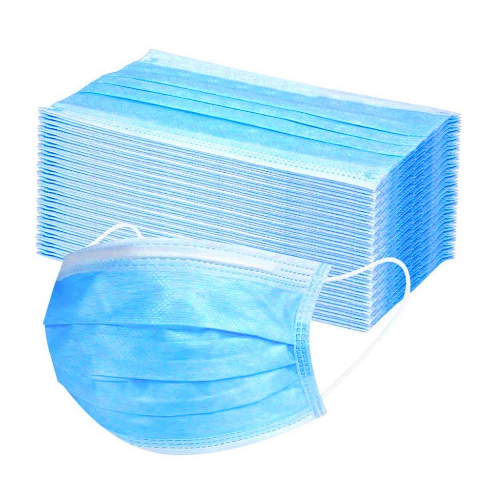 Disposable Medical Protective Face Mask Non-woven Anti-Particle Anti-droplet Anti-pollen Dust-proof Breathable Dustproof Face Mask 50PCS