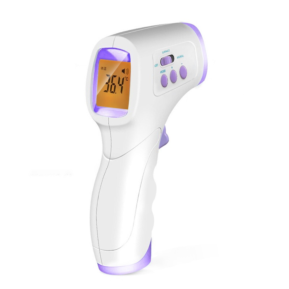 Ear Forehead Thermometer Mini Digital Infrared Baby Temperature Gauge Instrument for Kids Children and Adults