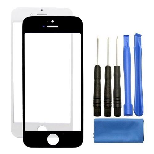 iPhone 5c Glass Screen Replacement Repair Kit - Black / White