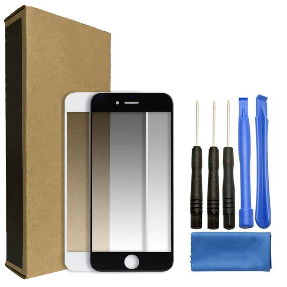 iPhone 6 Glass Screen Replacement Repair Kit - 4.7" - Black / White