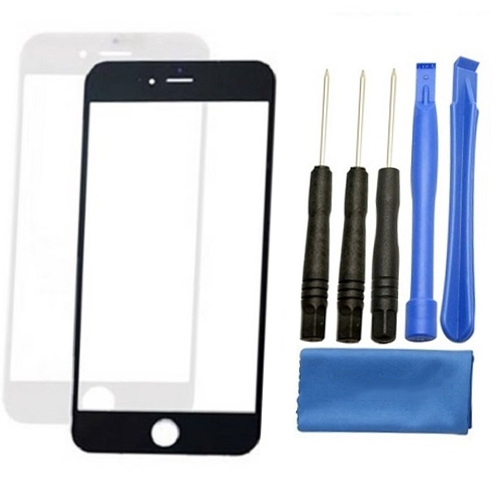 iPhone 7 Glass Screen Replacement Repair Kit - Black / White