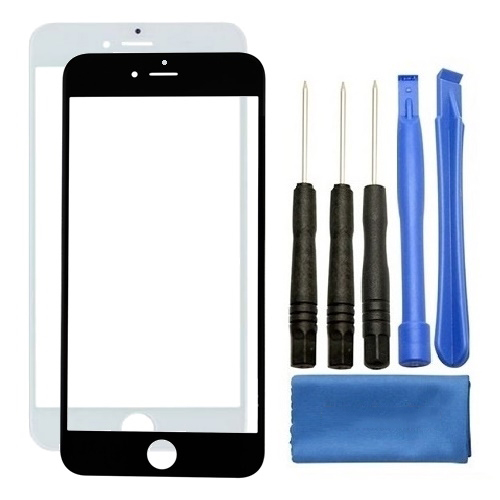 iPhone 7 Plus Glass Screen Replacement Repair Kit - Black / White