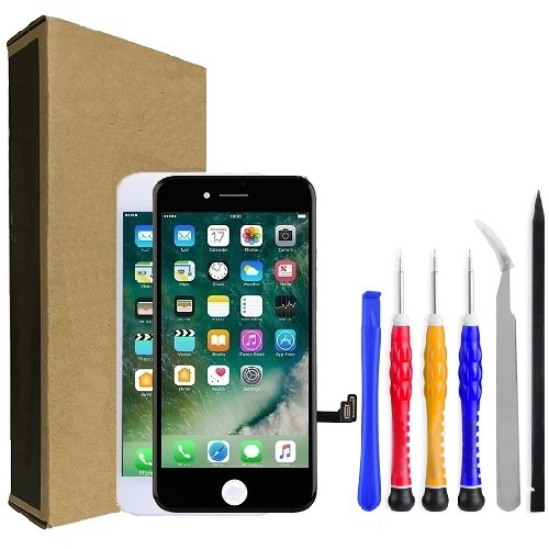 iPhone 8 Screen Replacement PREMIUM LCD Repair Kit + Home Button / Camera + Easy Video Instructions