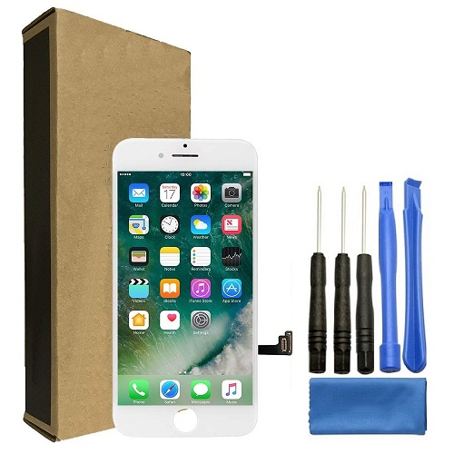 iPhone 8 Screen Replacement LCD Repair Kit + Tools + Easy Video Instructions - White