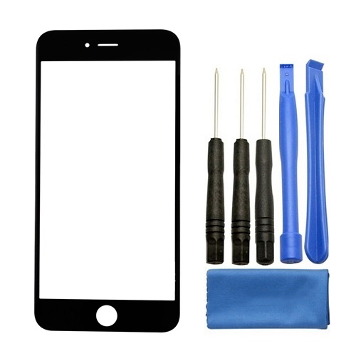 iPhone 8 Plus Glass Screen Replacement Repair Kit - Black