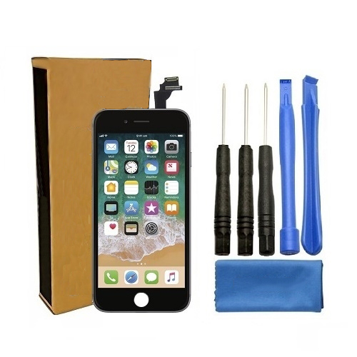 iPhone 6 Screen Replacement LCD Repair Kit + Tools + Easy Video Instructions - Black