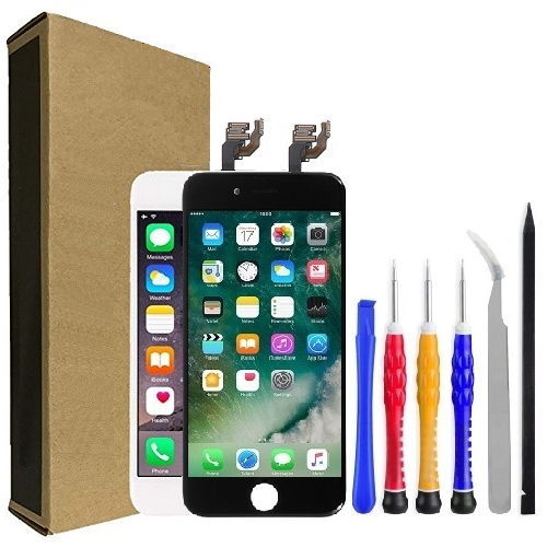 iPhone 6 Screen Replacement LCD EXPRESS Repair Kit + Camera + Easy Video Instructions - Black / White