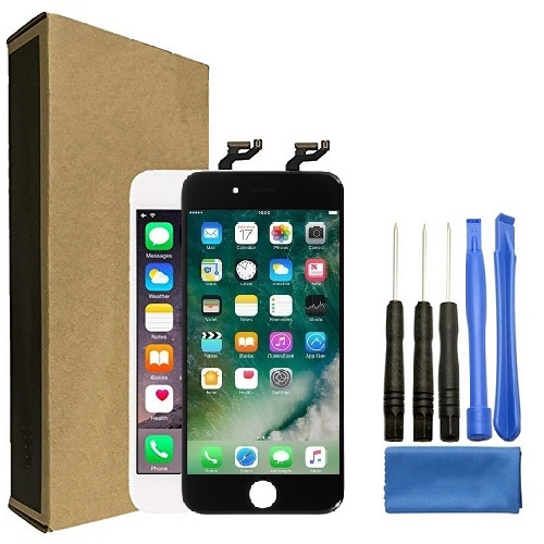 iPhone 6s Screen Replacement LCD Repair Kit + Small Parts + Tools + Easy Video Instructions - Black / White