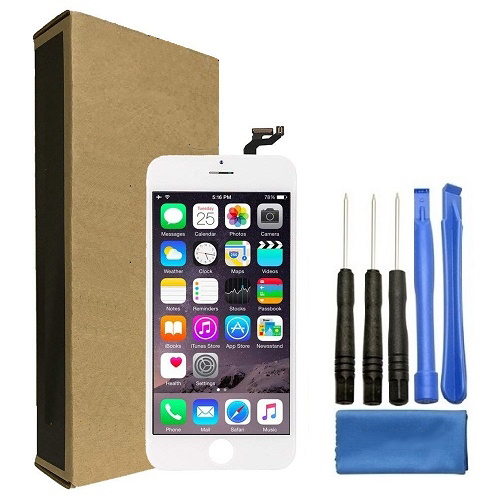 iPhone 6s Screen Replacement LCD Repair Kit + Small Parts + Tools + Easy Video Instructions - White