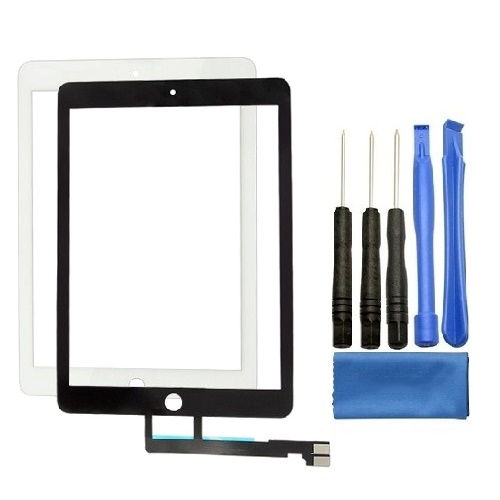 iPad Pro 9.7 Screen Replacement Glass Touch Digitizer Repair Kit - Black | White