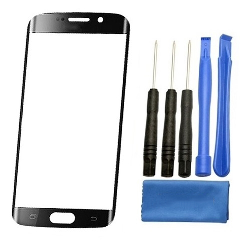 Samsung Galaxy S7 Edge Glass Screen Replacement Repair Kit G935 - Black