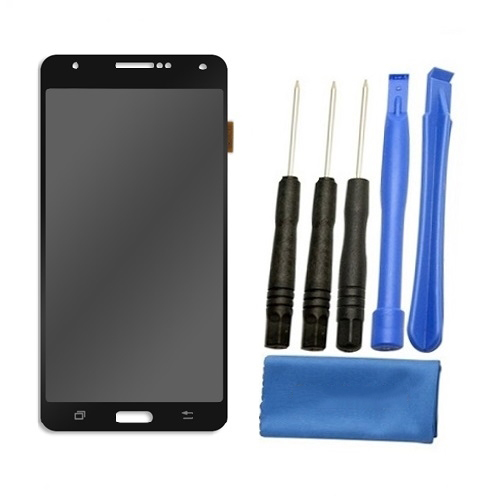 Samsung Galaxy J7 Screen Replacement LCD Repair Kit J700 J710 - J700 2015 Black