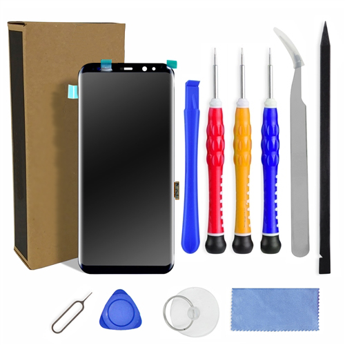 Samsung Galaxy S8 Plus Screen Replacement LCD Premium Repair Kit + Tools + Easy Video Guide