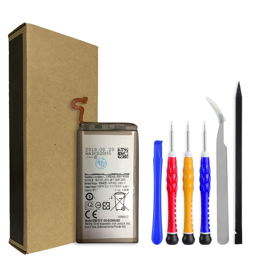 Samsung Galaxy S9 Battery Replacement Kit EB-BG960ABA 3000mAh + Tools + Video Instructions