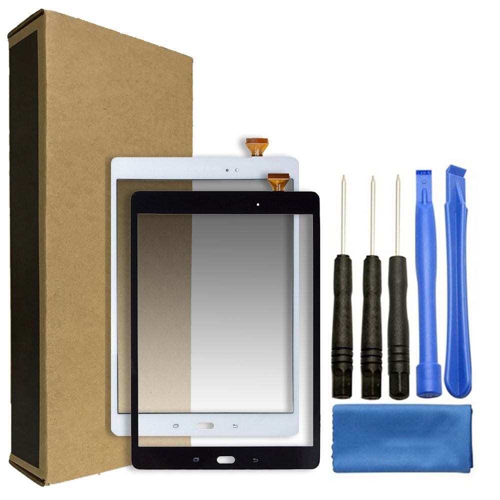 Samsung Galaxy Tab A 9.7 Screen Replacement Glass Touch Digitizer Repair Kit - Black | White