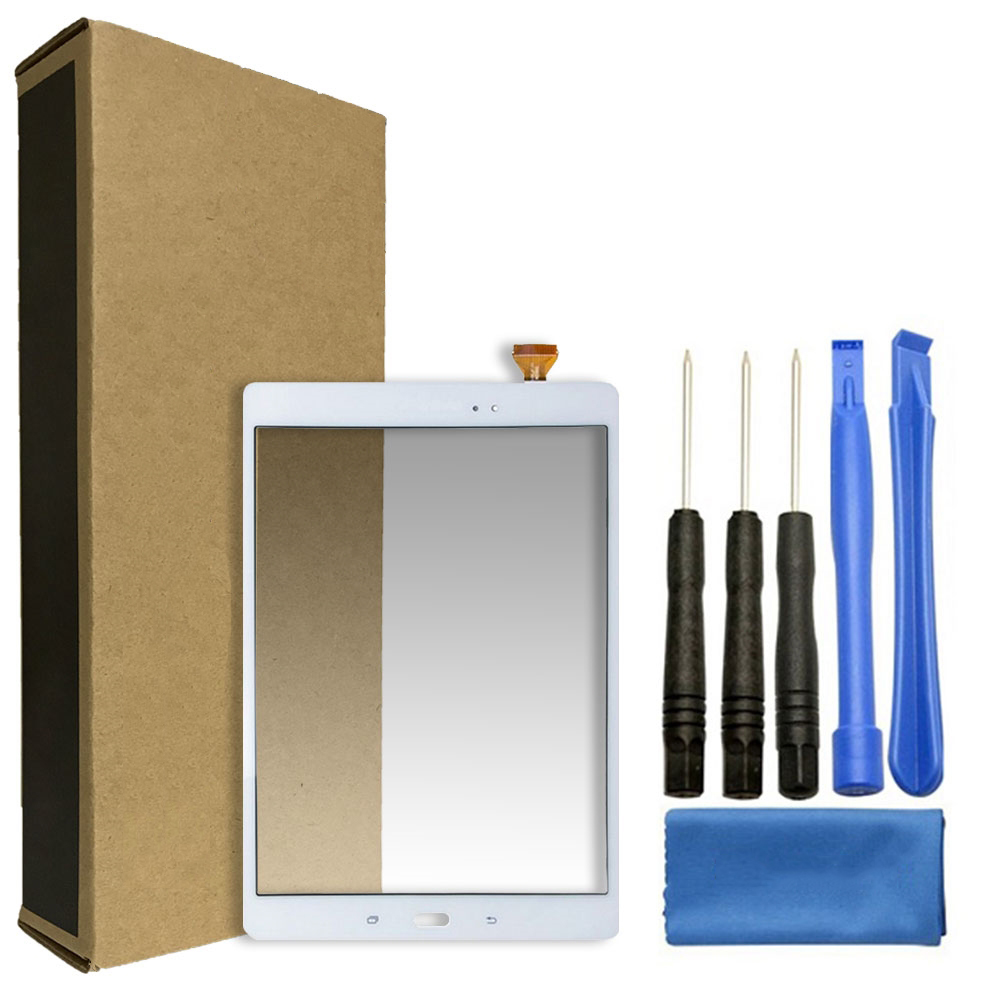 Samsung Galaxy Tab A 9.7 Screen Replacement Glass Touch Digitizer Repair Kit - White