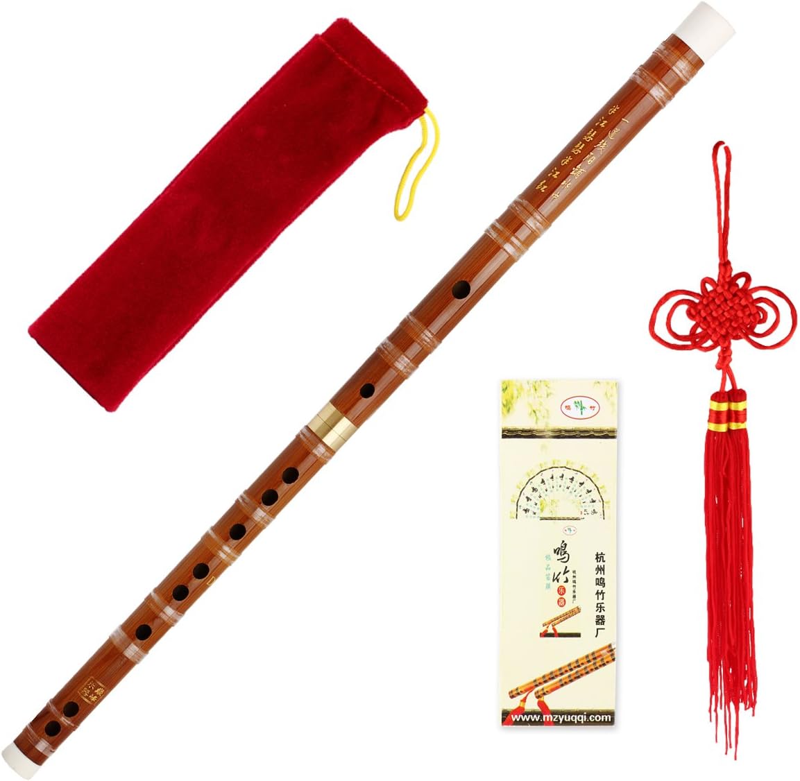 Authentic Handmade Chinese Bamboo Flute (Dizi) | Traditional Woodwind Instrument