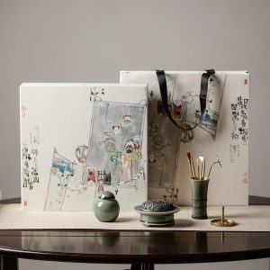 Complete Brass Incense Ceremony Kit | Traditional Lotus Powder Burner Set