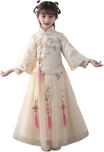 Kids Traditional Hanfu Dress - Chinese New Year & Cosplay Outfit
