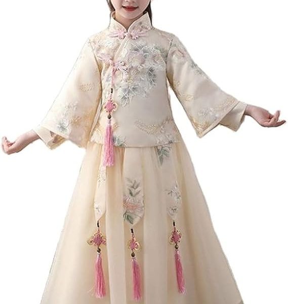 Kids Traditional Hanfu Dress - Chinese New Year & Cosplay Outfit